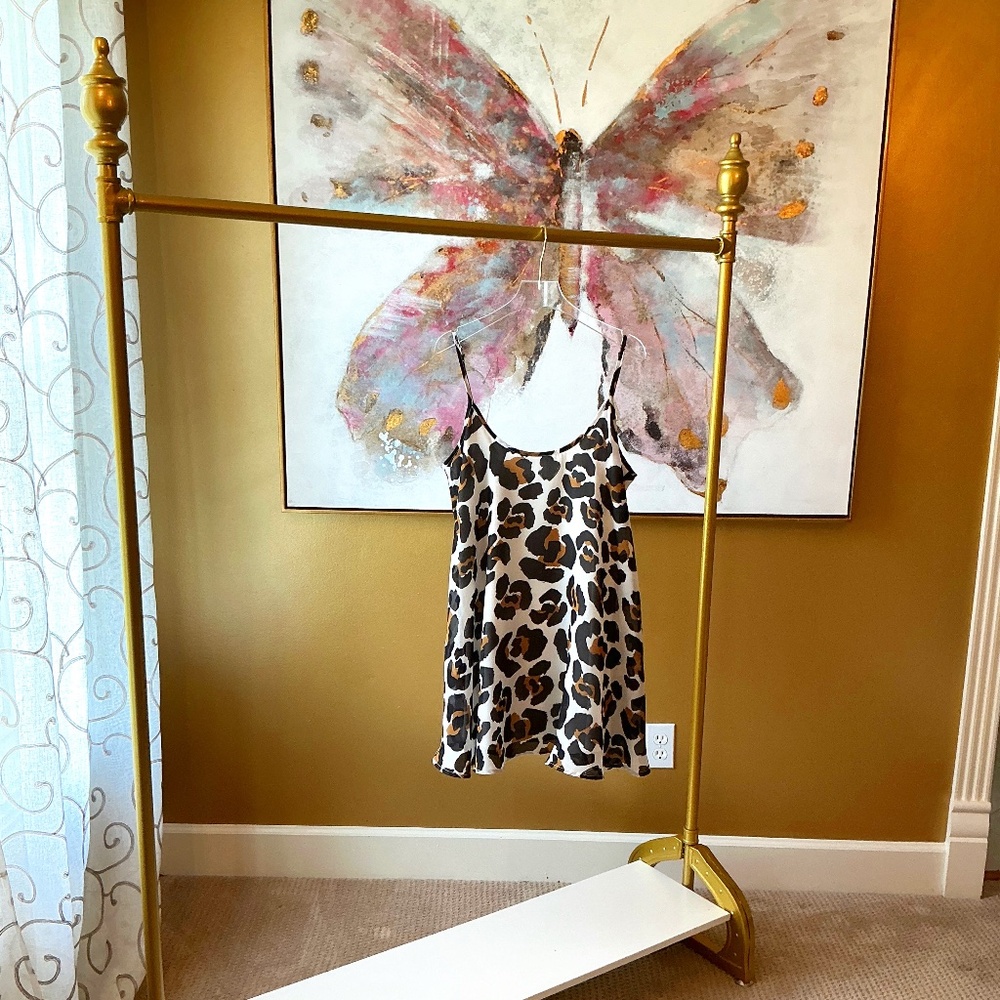 Show Me Your Mumu Tunic Leopard Top Size Large